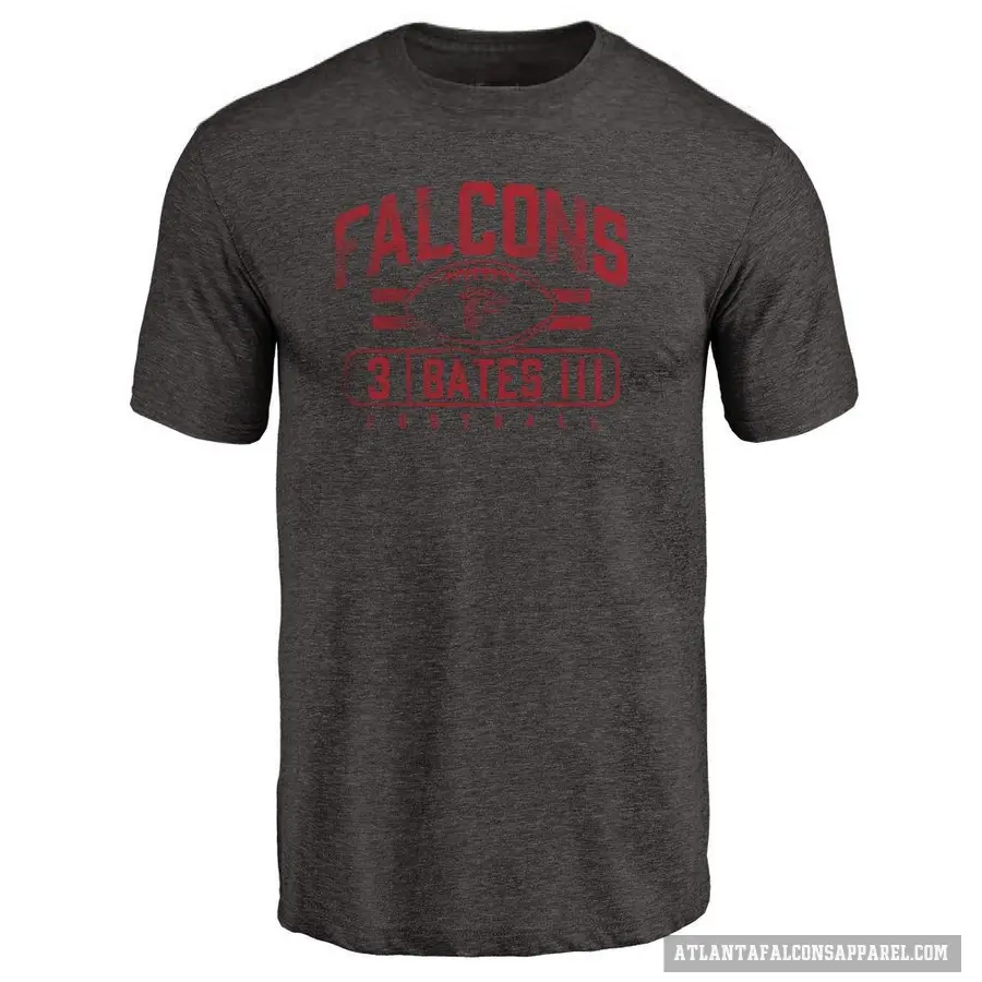 Men's ＃3 Jessie Bates III Atlanta Falcons Black Flanker T-Shirt