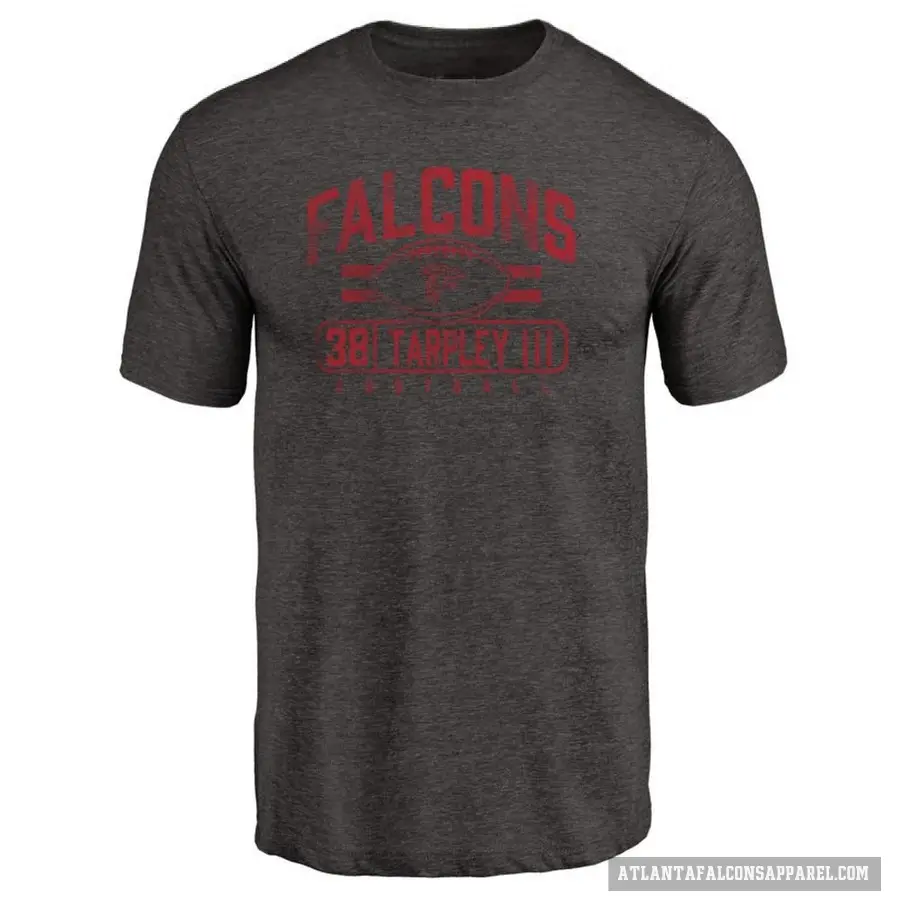 Men's ＃38 Tre Tarpley III Atlanta Falcons Black Flanker T-Shirt